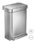 Simplehuman 55L Rectangular Step Can and 4.5L Round Step Can with Odorsorb