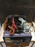 Box Lot of Ropes & Cables