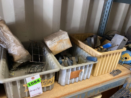 Lot Of (3) Tubs Of Various Equipment