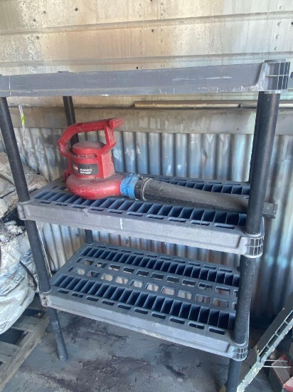 Sweep Rack Lot Of 2 Toro Power Sweep Blower And Tool Rack | Heavy Construction ...