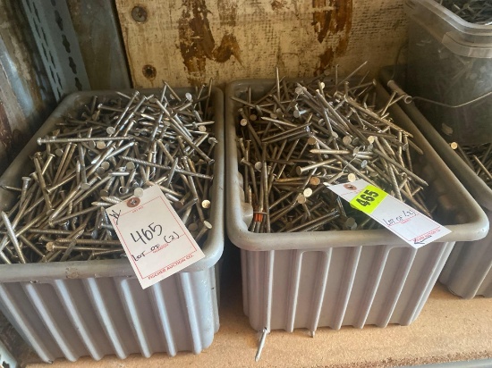 Lot Of 3 Tubs Of Screws