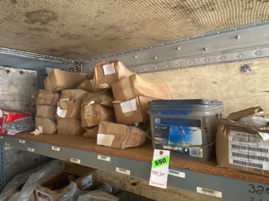 Shelf Lot Of Various Construction Materials