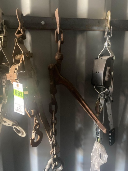 (3) Chainfalls & Chain Lever Hoists