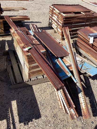 Pallet lot of rivet racking