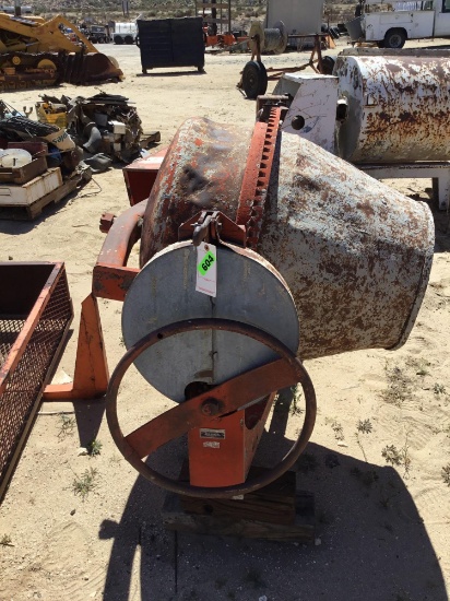 Orange Cement Mixers