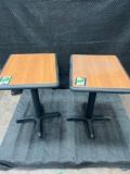 Lot of 2 Wooden Tables