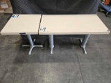 Lot Of (2) Marble Top Tables