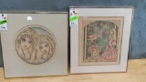 (2) HANDLINT PICTURES BY CHARLES M WARD