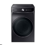 Samsung 27 Inch Smart Electric Dryer with 7.5 cu. ft. Capacity, 18 Dryer Cycles in Brushed Black