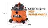 RIDGID 14 Gallon Wet Dry Vac