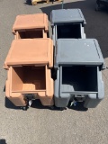 (4) Ice Caddy on Wheels