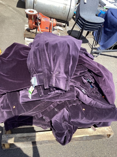 pallet Lot Purple Curtains
