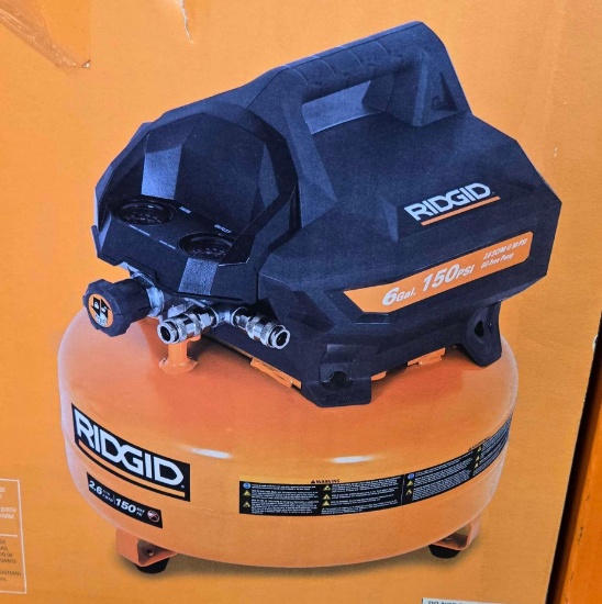 Ridgid 6Gal. portable electric air compressor*Complete*
