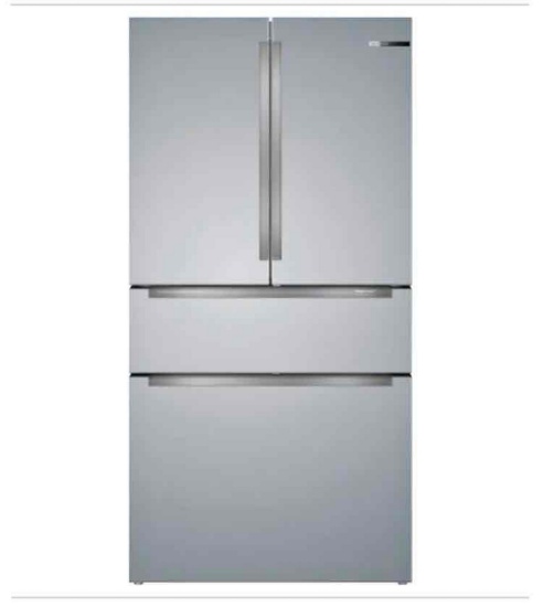 Bosch 800 Series 20.5 Cu. Ft. 4-Door French Door Counter-Depth Smart Refrigerator with VitaFresh