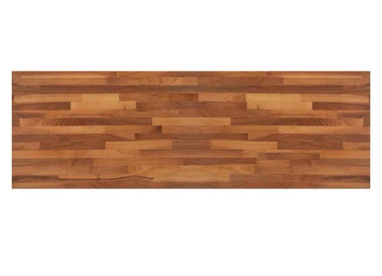Hampton Bay 4ft. finished engineered walnut butcher block
