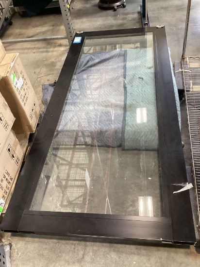 8ft. tall glass barn door