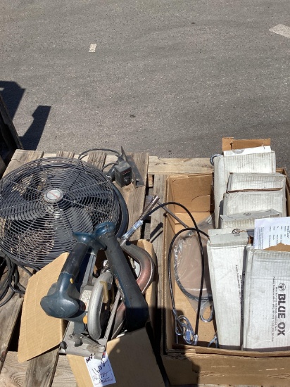 -Lot Of Fans, SkillSaw -Blue OX Toe Hitch -& More Tools MP13