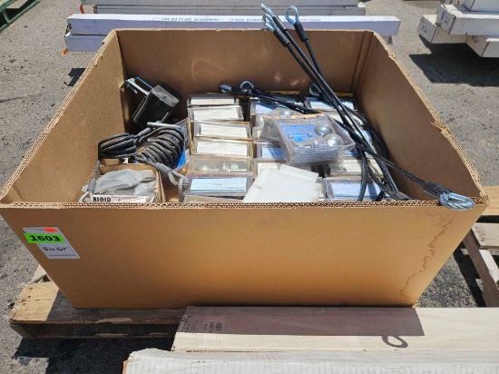 Box Lot Of Assorted Auto Accesories