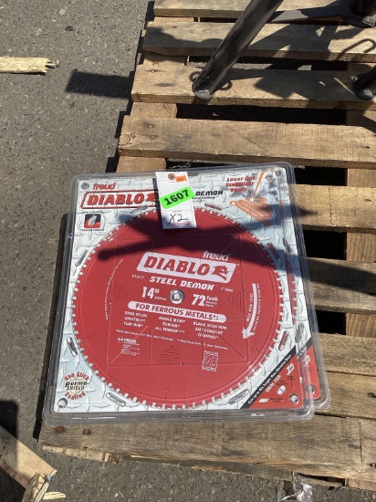 (2)Freud Diablo 14 Inch Steel Demon Blades