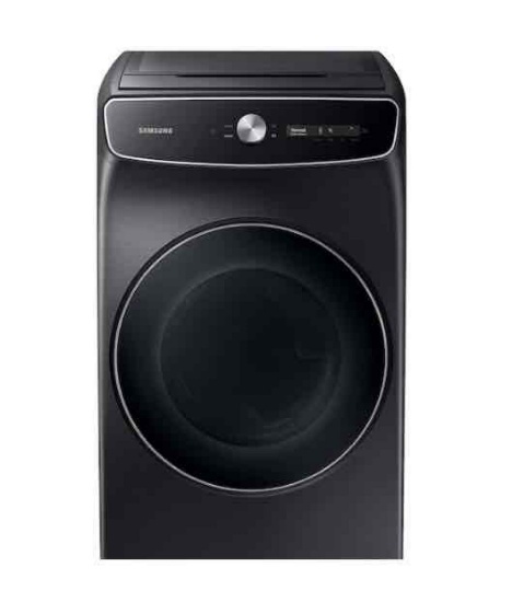 Samsung 27 Inch Smart Electric Dryer with 7.5 cu. ft. Capacity, 18 Dryer Cycles in Brushed Black