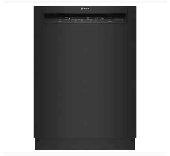 Bosch 100 Series 24 in. Front Control Smart Built-In Hybrid Stainless Steel Tub Dishwasher