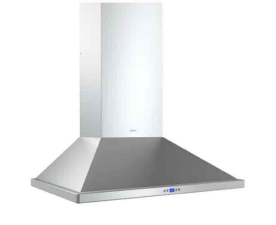 Zephyr 36 in. Chimney Style Wall Hood in Stainless Steel with 5-Speed 715-CFM Internal Blower