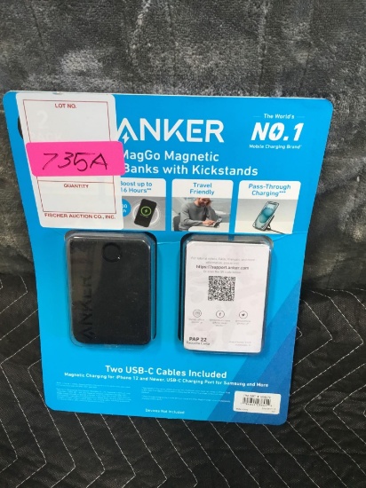 Wanker MagGo Magnetic Power Banks With Kickstands