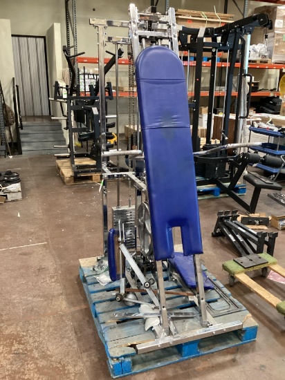 Upright Chain Pulley Shoulder Press