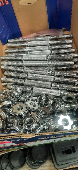 (23) Threaded Dumbbell Handles with Hex Nut