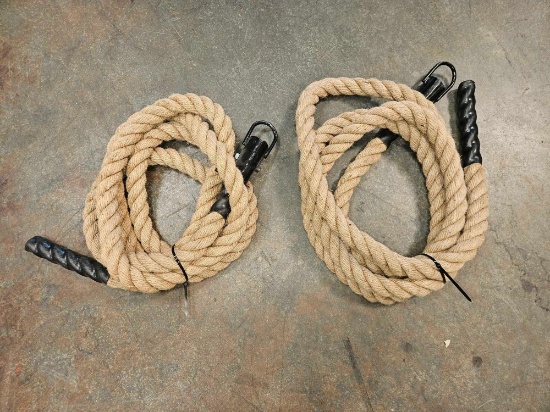 (2) Gym Muscle Ropes