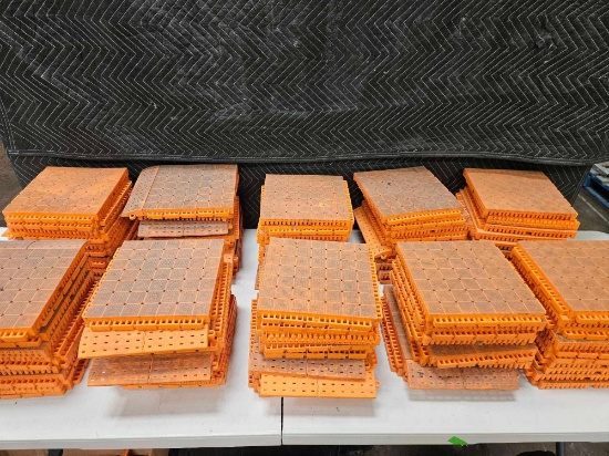 Pallet Lot Of Rubber Flooring Squares