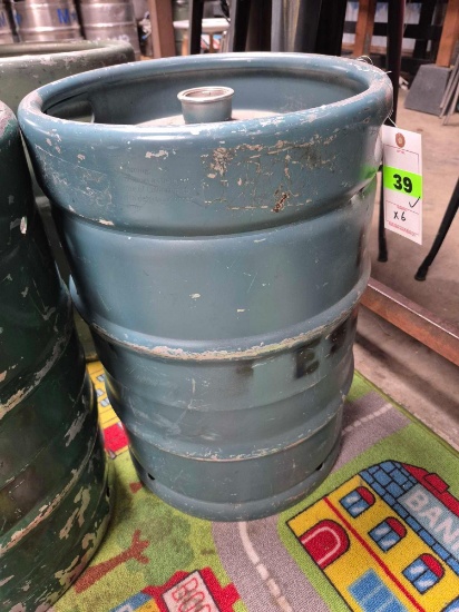 (6) Half Barrel Beer Kegs