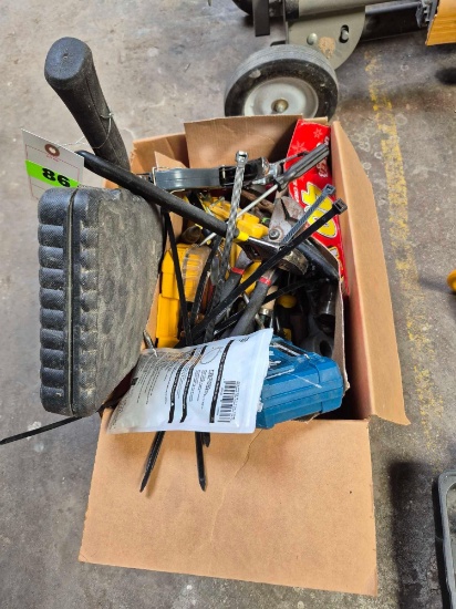 Lot of Miscellaneous Hand Tools and Drill Bits