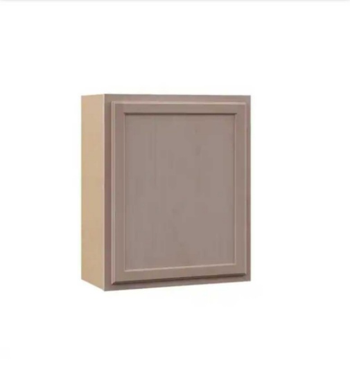 Hampton Bay 24in. wall kitchen cabinet w/ recessed panel