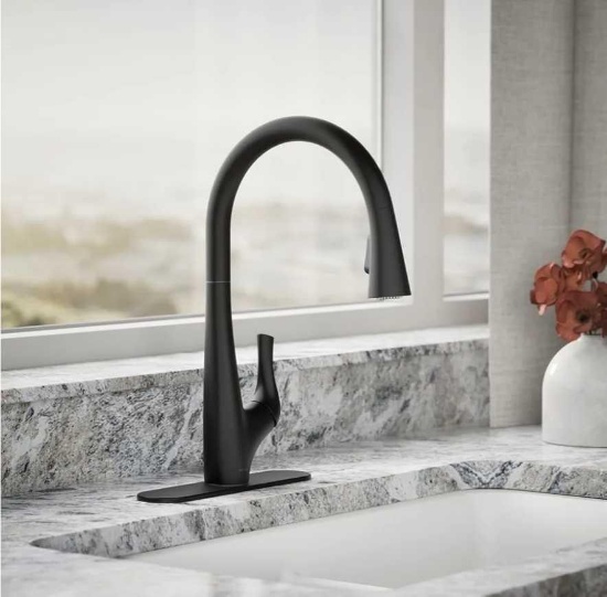 (2) Kohler Bevin Pull-Down Kitchen Faucet