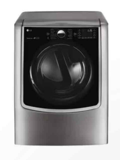 LG 9.0 cu. ft. Large Smart wi-fi Enabled Electric Dryer w/ TurboSteam