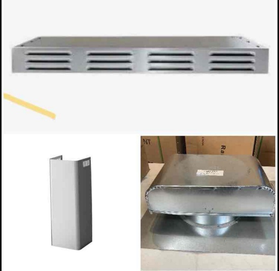 Lot of (4) Assorted Kitchen Ventilation Items