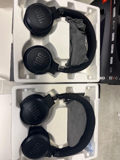 (2) JBL Live 675NC Noise-Cancelling Bluetooth Headphones