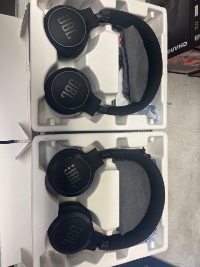 (2) JBL Live 675NC Noise-Cancelling Bluetooth Headphones