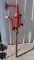 Red Barrel Pump