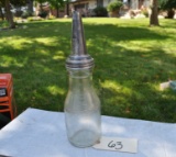 1 Qt Orginal Glass Oil Jar With Spout