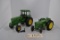 2 - John Deere 1/16th scale Tractors - 1-Model 4640 with Cab, 3pt hitch (mufflers are off) & 1-Model