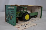 Ertl John Deere tractor with wagon - 1/32nd scale