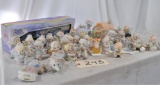 Box of Assorted Precious moments ornaments - some may be broken or glued
