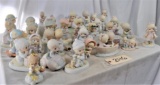 Box of Assorted Precious Moments - Approx. 30 pieces - may have a broken or glued figurine in assort