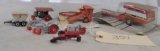 Flat of misc. 1/64th toys - Farmall tractor is broken