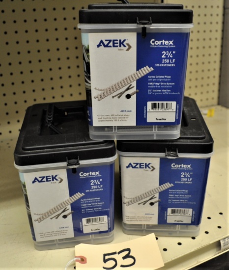 3 containers Azek 2 3/4: Cortex Hidden Fastening System