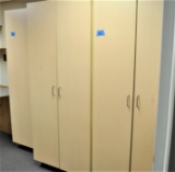 3-Wood Storage Cabinets - 2 = 32