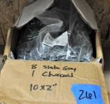 8 Bags Slate Gray & 1 Bag Charcoal (Qty 250/bag) Atlas 10 x 2