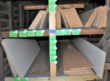Assortment of Various Sizes & Lengths of Oak Print Shelving Boards